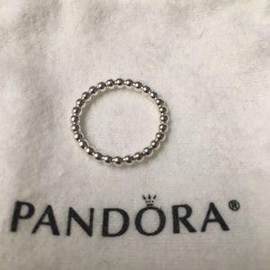 Authentic PANDORA sterling silver ring size 6